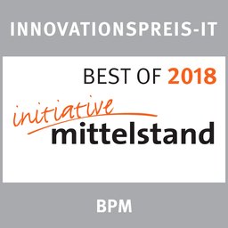 Innovationspreis-IT – Best of 2018, initiative mittelstand, BPM category